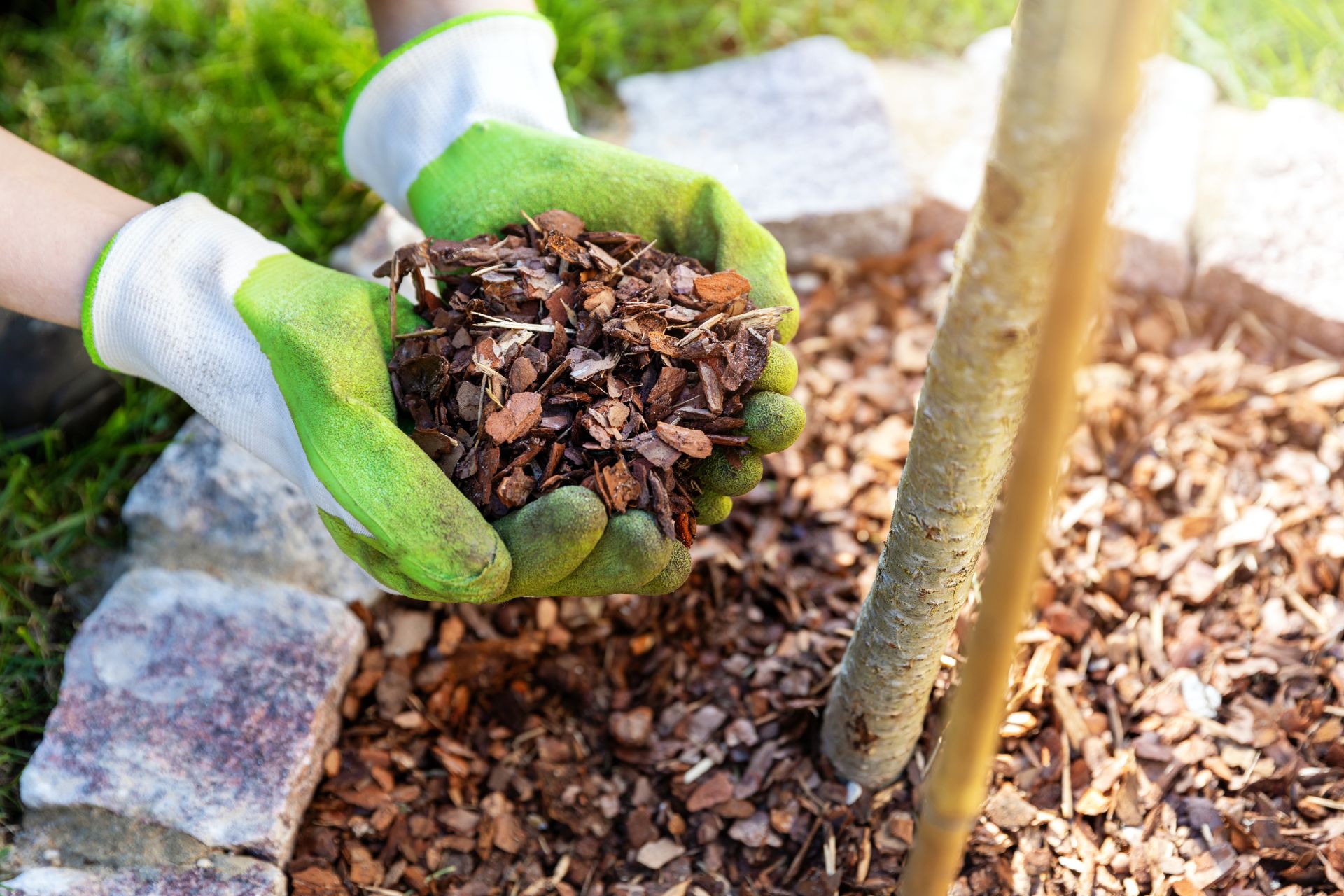 Mulch & Decorative Rock Installation in Chapel Hill
